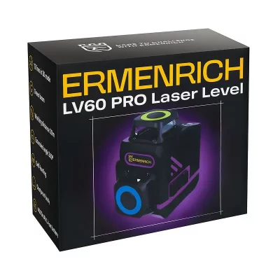 Лазерный уровень Ermenrich PRO LV60, фиолетовый