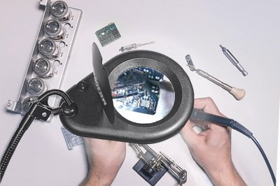 Бестеневая лампа-лупа МЕГЕОН 02802