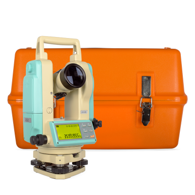 Электронный теодолит RGK T-02 (оптический отвес), с поверкой